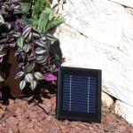 Black Solar Ball Water Fountain with LED Lights