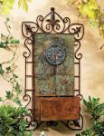 Rustic Wall Water Fountain with LED Light