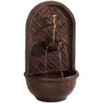 Sunnydaze Messina Solar Wall Fountain - Bronze