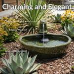 Frog Ceramic Solar Water Fountain - 7 Inches