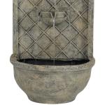 Sunnydaze Messina Wall Fountain in French Limestone