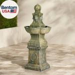 54" High Royal Lion Faux Stone Outdoor Fountain