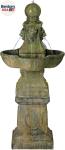 54" High Royal Lion Faux Stone Outdoor Fountain