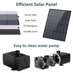 Adjustable Solar Pump for Outdoor Fountain Decor