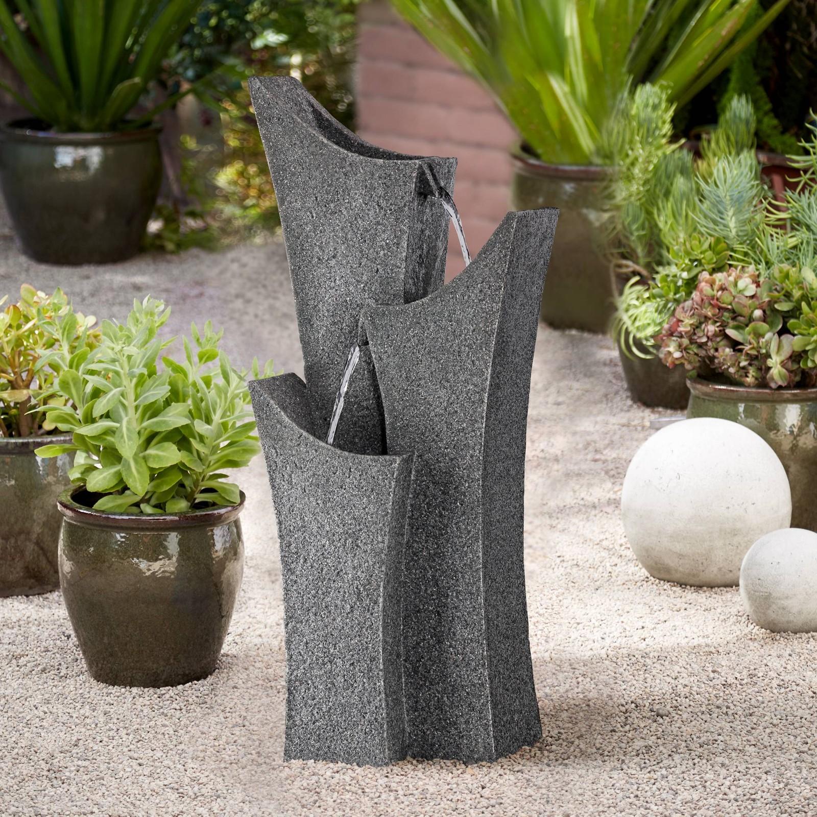 Modern Zen Cascading Outdoor Water Fountain 30