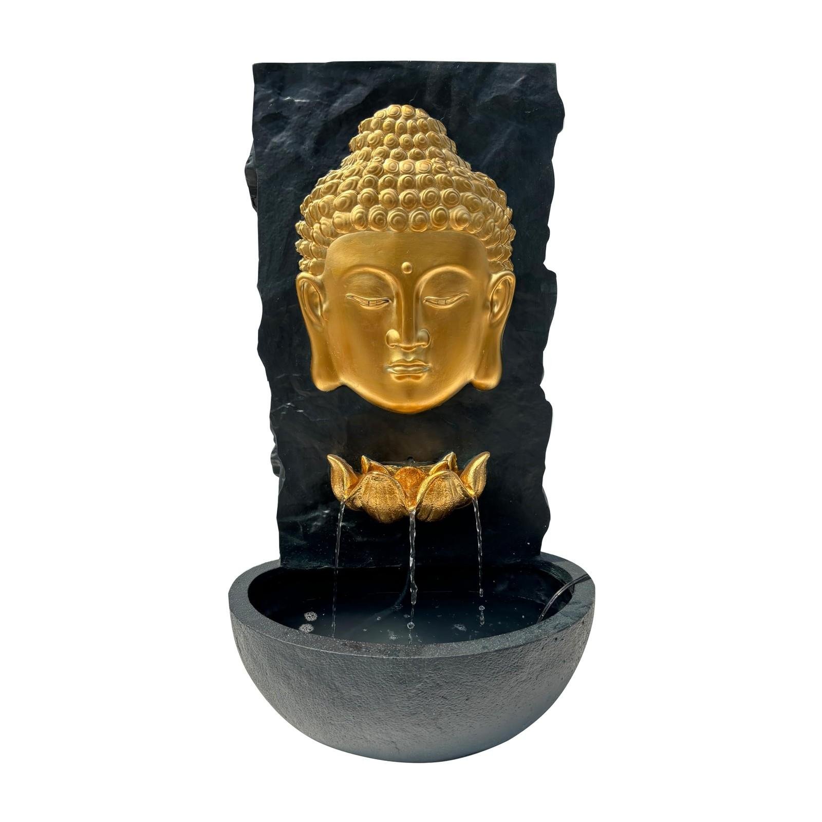 Buddha Zen Wall Garden Water Fountain with LED