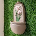 31" Waterfall Outdoor Wall Fountain with Pump