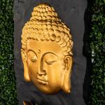 Buddha Zen Wall Garden Water Fountain with LED