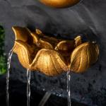 Buddha Zen Wall Garden Water Fountain with LED