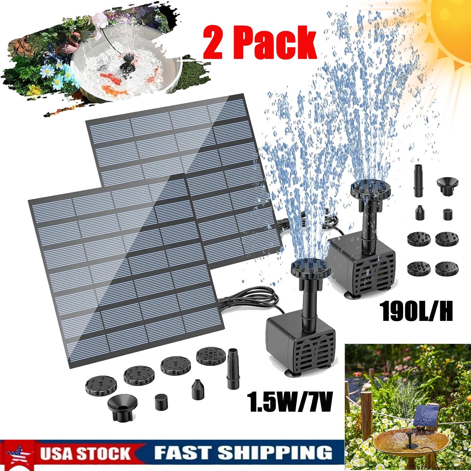 Solar Fountain Pump for Garden and Pond