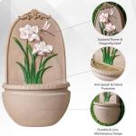 31" Waterfall Outdoor Wall Fountain with Pump