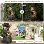 Modern Rock Cascading Water Fountain for Gardens