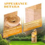 32" Four-Tier Cascading Garden Water Fountain