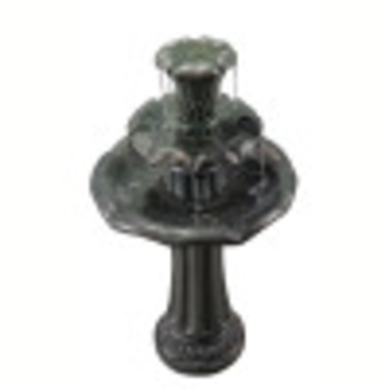 Lily Flower 3-Tier Outdoor Water Fountain