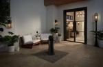 30" Modern Zen Sphere Outdoor Water Fountain