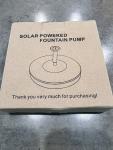 Solar Mini Bird Bath Fountain for Gardens