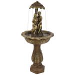 Sunnydaze 43-Inch Solar Fountain with LED Lights