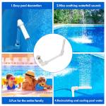 Adjustable Wall-Mounted Water Fountain for Outdoors