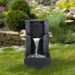 Modern Lighted Three-Tier Garden Water Fountain