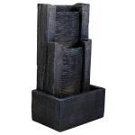 Modern Lighted Three-Tier Garden Water Fountain