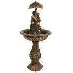 Sunnydaze 43-Inch Solar Fountain with LED Lights