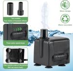 Bird Bath Fountain Bubble Outdoor Rock Water with Electric Pump for Hummingbird