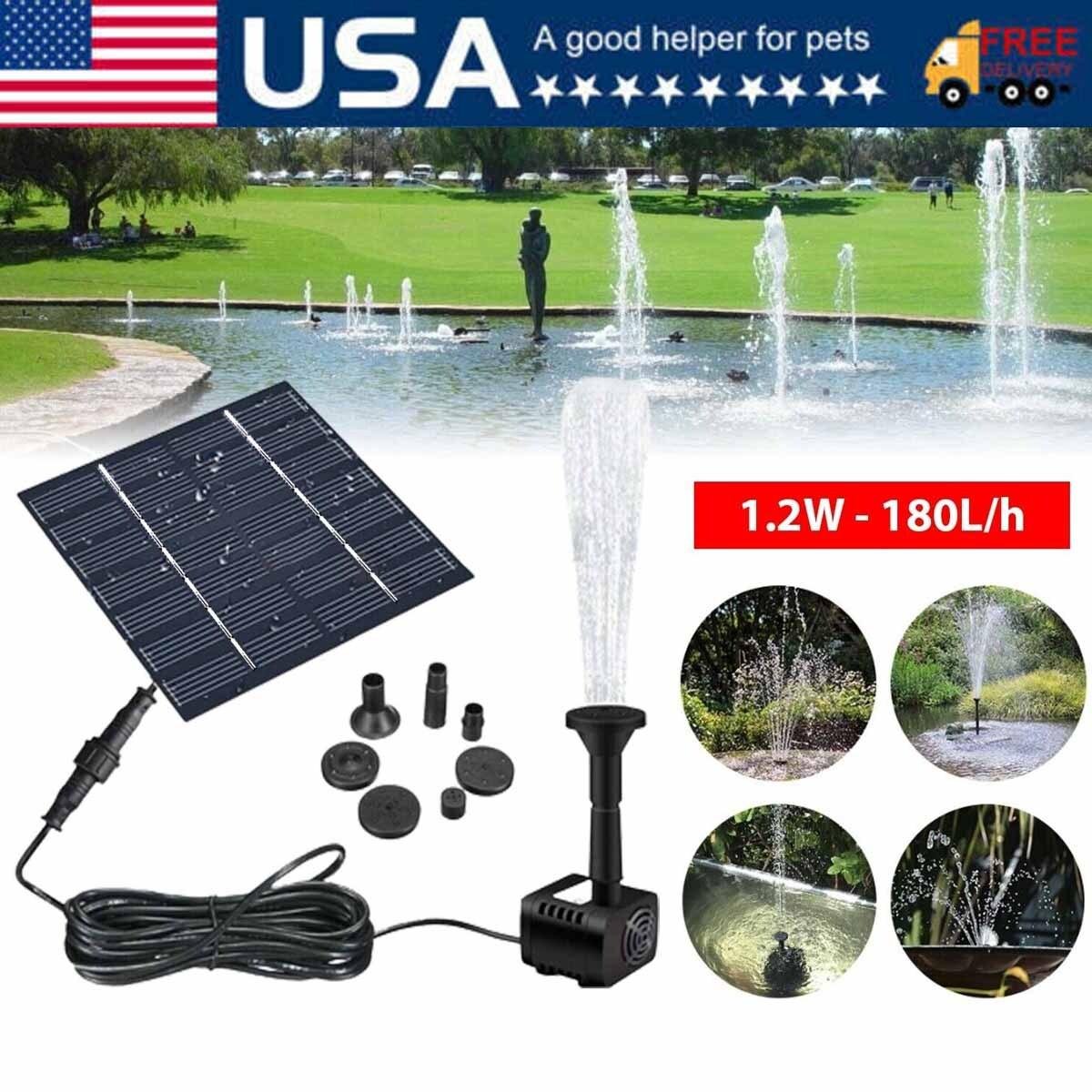 Mini Solar Floating Water Fountain for Garden Pool Pond Decoration