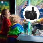 CWKJ Fountain Pump 400GPH Submersible Water Pump Durable 25W Outdoor Fountain