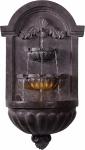San Pablo Indoor/ Outdoor Wall Fountain with Bronze Finish, Classic Style, 35" H
