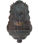 Outdoor Wall Fountain LED Classic Vintage Lion Head Style Patio Garden Waterfall
