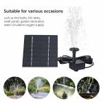 Mini Solar Floating Water Fountain for Garden Pool Pond Decoration