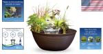 AquaGarden Mini Pond Kit with LED Waterfall Fountain - Indoor & Outdoor Elegance