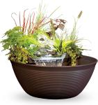 AquaGarden Mini Pond Kit with LED Waterfall Fountain - Indoor & Outdoor Elegance