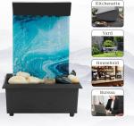 Tabletop Fountain with Light Battery/USB Operated Mini Indoor Water Fountain Zen