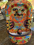 Talavera Wall Fountain | Handcrafted Mexican Ceramic Water Feature 22 X 13 X 8