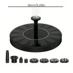 Solar Water Fountain - Mini Solar-Powered, Pool/Pond Waterfall Fountain, Outdoor