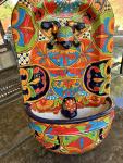 Talavera Wall Fountain | Handcrafted Mexican Ceramic Water Feature 22 X 13 X 8