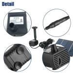 Mini Solar Fountain Solar Water Fountain for Pond Small Pool Garden Decoration