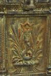 French Neoclassical Style Cast Iron Serpent Trident Garden Wall Water Fountain