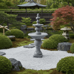 Teamson Home 2-Tier Pedestal Outdoor Water Fountain, Shallow Basin with Adjustable Flow & Electric Pump, Gray