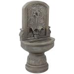 Sunnydaze Lovely Lily Polyresin Outdoor Wall Water Fountain with Lights