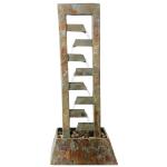 Sunnydaze Stacked Slate Outdoor Water Fountain