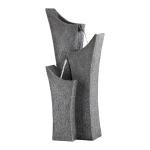 Exton 31" High Large Modern Zen Indoor Outdoor Decor Gray Faux Stone Floor Fountain 3-Tier Outside Garden Patio