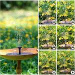 Solar Floating Fountain with 6 Nozzles for Birds