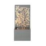30" LED Lighted Leaf Cutout Outdoor Fountain