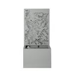 30" LED Lighted Leaf Cutout Outdoor Fountain