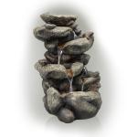 Alpine Corporation 14-Inch Rainforest Rock Fountain