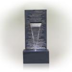 39" Tall 3-Tier Tree Bark Water Fountain
