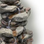 Alpine Corporation 14-Inch Rainforest Rock Fountain