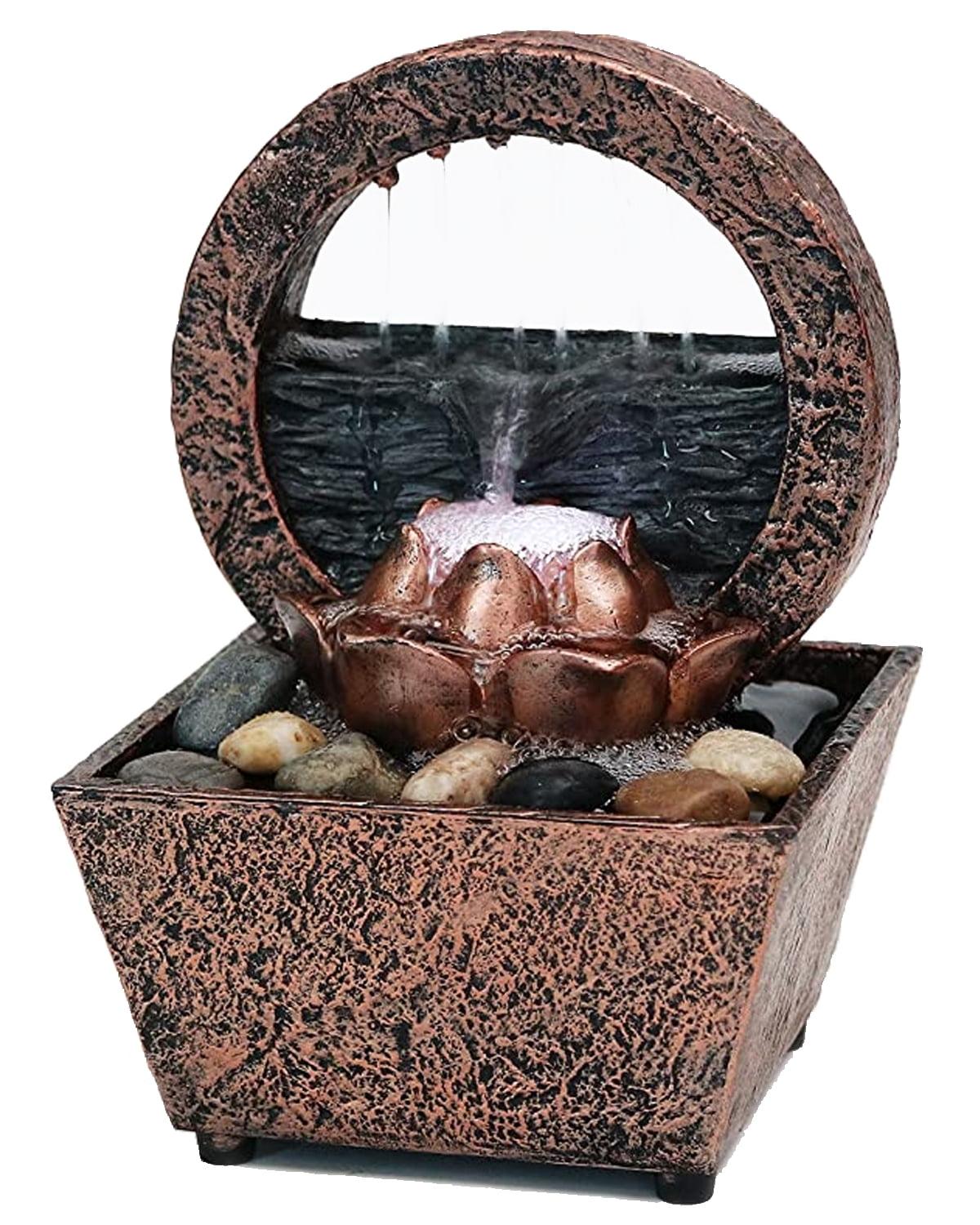 Lotus LED Water Fountain for Outdoors